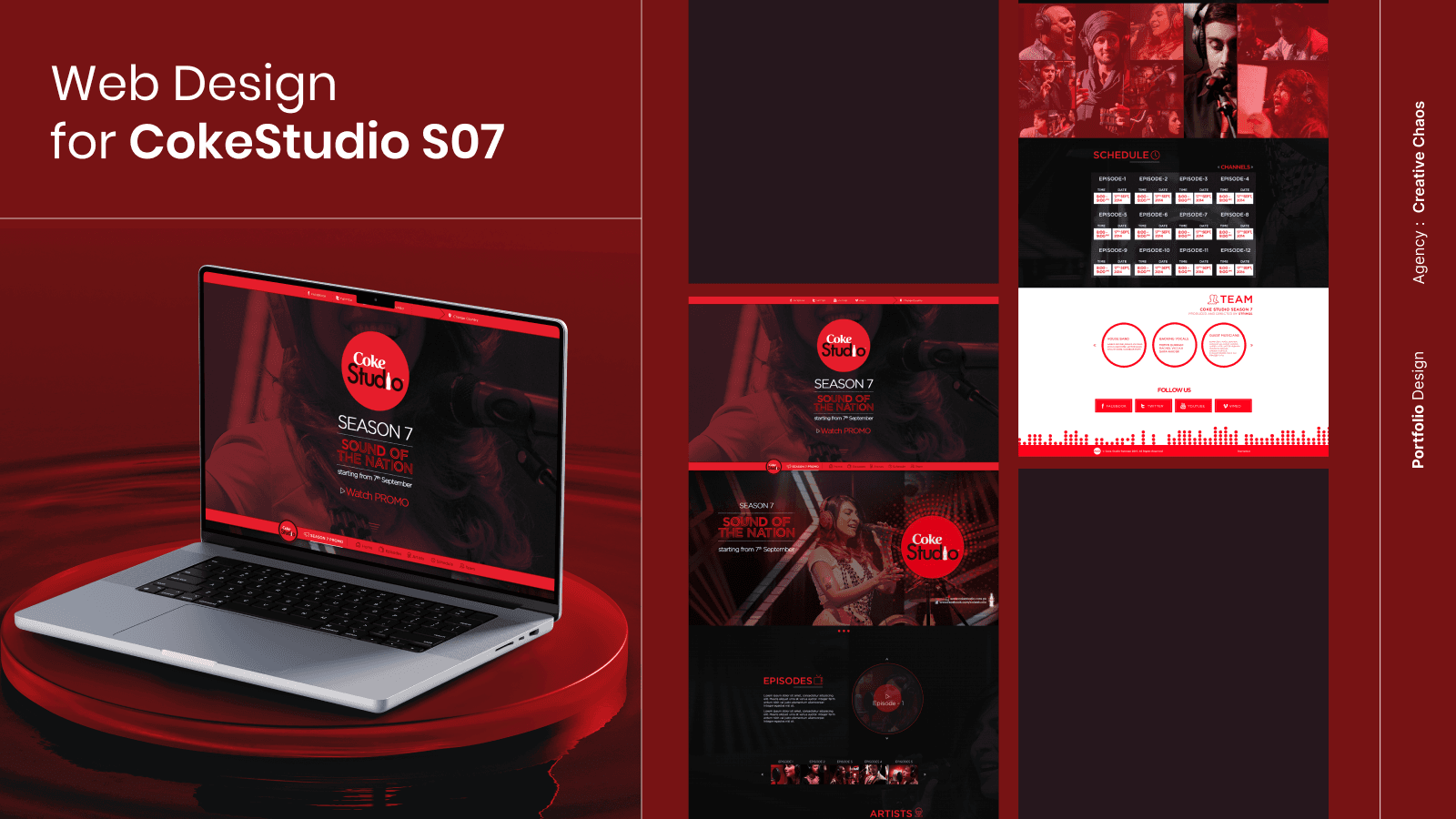 Web Design for CokeStudio S07