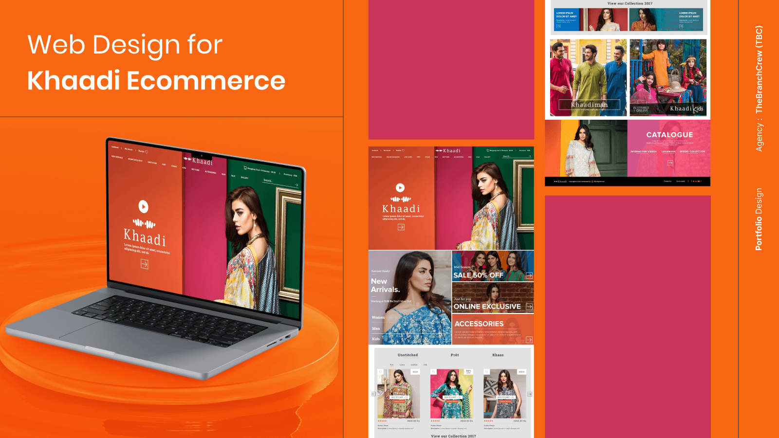 Web Design for Khaadi Ecommerce